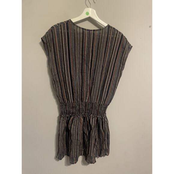 MUSTARD SEED Cotton Striped Mini Dress Size Medium - Picture 5 of 6